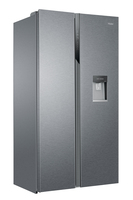 Haier SBS 90 Serie 3 HSR3918EWPG frigo américain Autoportante 521 L E Argent