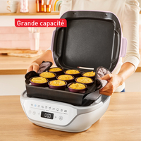 Tefal Cake Factory Infinity KD850110 Appareil intelligent à gâteau + moules + pots à yahourt