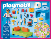 Playmobil Dollhouse Chambre d&amp;quot;enfant avec canapé-lit