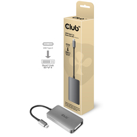 8719214471286 - club3D CAC-1510 USB-C®   DVI Adapter [1x USB-C® Stecker - 1x DVI-Buchse 24+5pol] Aluminium