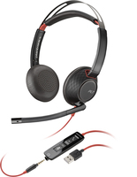 POLY Auriculares estéreo USB-A Blackwire 5220