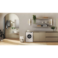 Whirlpool - Lave-linge hublot posable 7kg, FreshCare - FFS7469WFR