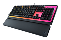 Turtle Beach Magma Membrane RGB Gaming Keyboard avec touches en membrane, Anti-Ghosting avancé, Technologie Easy-Shift, Eclairage RGB personnalisable, Repose-paume détachable - Noir