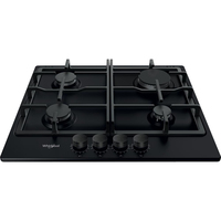Whirlpool TGML 660 NB Anthracite Intégré (placement) 58 cm Gaz 4 zone(s)