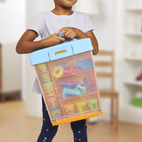 Play-Doh Super Boîte à accessoires Animaux et pâte à modeler