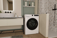 Candy GWD 485SB6-S machine à laver avec sèche linge Pose libre Charge avant Blanc D
