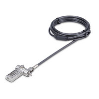Startech.COM Universal Laptop Lock 6.6FT, Noble Wedge/Nano/K-Slot, Keyless,Locking Cable 2