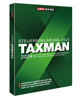 Lexware TAXMAN 2024 (für Steuerjahr 2023), Box, für Arbeitnehmer, u. - 08832-0091