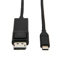 Tripp Lite USB C to DisplayPort Adapter Cable USB 3.1 Gen 1 Locking 4K USB  ...