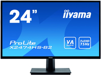 iiyama iiyama ProLite X2474HS-B2 Computerbildschirm 59,9 cm (23.6") 1920 x 1080 Pixel Full HD LED Schwarz https://images.icecat.biz/img/gallery_lows/70427808_1527205458.jpg
