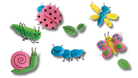 SES Creative Pâte à modeler écologique 4x90 g