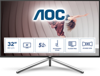 AOC AOC U32U1 Computerbildschirm 80 cm (31.5 Zoll) 3840 x 2160 Pixel 4K Ultra HD LED Schwarz https://images.icecat.biz/img/gallery_lows/71543723_7410941197.jpg