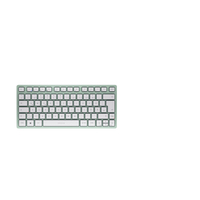 4025112107900 - CHERRY KW 7100 MINI BT Bluetooth® Tastatur Deutsch QWERTZ Windows® Grün Geräuscharme Tasten Multipair-Funktion