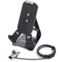 Startech.COM Secure Tablet Stand W/Cable Lock, Locking 7.9-13" Tablet Mount 2 YR