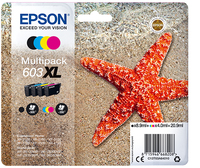 Epson Ink Cartridges, 603, Starfish, Multipack, 1 x 8.9 ml Black, 1 x 4.0 m ...