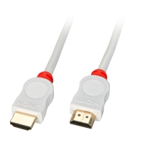 Lindy 41412 HDMI-Kabel 2 m HDMI Typ A (Standard) Rot, Weiß - 41412