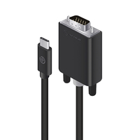 9350784013279 - ALOGIC Elements Series - Externer Videoadapter - USB-C - VGA - Schwarz - retail