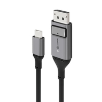 ALOGIC ULCDP02-SGR Videokabel-Adapter 2 m DisplayPort USB Typ-C Grau - ULCDP02-SGR