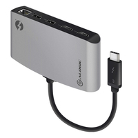 ALOGIC TB3D2DPBL-SGR Schnittstellenkarte/Adapter DisplayPort, RJ-45, 1 - TB3D2DPBL-SGR