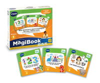 VTech MagiBook Mes premiers apprentissages Niveau Maternelle (Les bébés animaux, Je découvre les nombres avec Scout et Violette, J&amp;quot;apprends les formes et les couleurs)