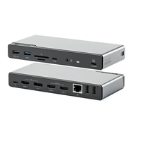 9350784026590 - ALOGIC DV4 - Dockingstation - fÃ¼r Laptop - USB-C   USB-A - 3 x HDMI DP - 1GbE