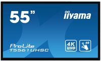 iiyama iiyama T5561UHSC-B1 Signage-Display Interaktiver Flachbildschirm 139,7 cm (55") LED 420 cd/m² 4K Ultra HD Schwarz Touchscreen 24/7 https://images.icecat.biz/img/gallery_lows/74314410_5704592249.jpg