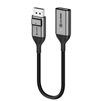 ALOGIC ULDPHDA-SGR Videokabel-Adapter 0,2 m DisplayPort HDMI Schwarz, - ULDPHDA-SGR