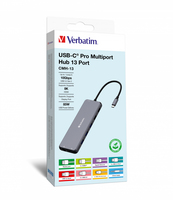 Verbatim CMH-13 USB Typ-C 10000 Mbit/s Silber - 32153