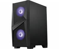 MSI MAG Forge 100M Midi Tower Noir, Transparent
