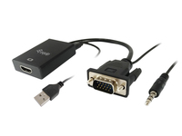 Equip HD15 VGA auf HDMI Adapter mit Audio - 119038