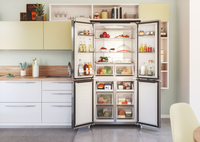 Candy CFQQ5T817EPS frigo américain Autoportante 467 L E Argent