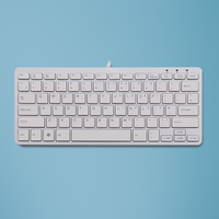 R-Go Tools Ergonomische Tastatur R-Go Compact, flaches Design, QWERTY - RGOECUKW