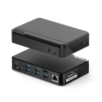 ALOGIC DUTHD laptop-dockingstation & portreplikator USB 3.2 Gen 1 (3.1 Gen 1) Type-C Schwarz