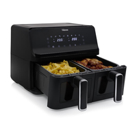 Tristar FR-9040 friteuse Double 8 L Autonome 2700 W Friteuse d’air chaud Noir