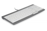 BakkerElkhuizen UltraBoard 960 Tastatur Büro USB QWERTZ Deutsch Weiß - BNEU960SCDE