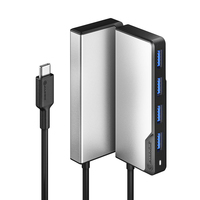 ALOGIC UCFUUA-SGR Schnittstellen-Hub USB 3.2 Gen 1 (3.1 Gen 1) Type-C - UCFUUA-SGR