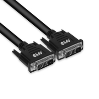 CLUB3D DVI-D Dual Link (24+1) Cable Bidirectional M/M 10m/32.8ft 28AWG - CAC-1220