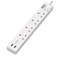 Tripp Lite 4-Outlet Power Strip with USB-A Charging