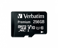 Verbatim 44087, Micro SD Karten, Verbatim Premium U1 256 44087 (BILD1)