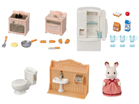 Sylvanian Families Le set d&amp;quot;ameublement cosy cottage et maman