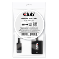 8719214471576 - Club 3d - DisplayPort™ auf vga Schwarz Aktiver Adapter St B schwarz (CAC-2013)