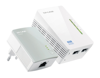 TP-Link AV500 Powerline Homeplug WiFi Extender with 2 LAN ports , Twin Pack