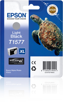 Epson T1577 Turtle Light Black Standard Capacity Ink Cartridge 26ml - C13T15774010