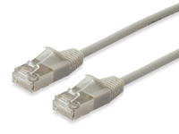 Equip Cat.6A F/FTP Slim-Patchkabel, 1.0m, Beige - 606114