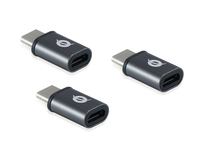 Conceptronic DONN05G Kabeladapter USB 2.0 Type-C USB 2.0 Micro Schwarz - DONN05G