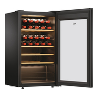 Haier Wine Bank 50 Serie 3 HWS34GGH1 Refroidisseur de vin compresseur Pose libre Noir 34 bouteille(s)