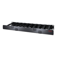 APC (AR8612) 1U Horizontal Cable Manager, 6" Deep, Single-Sided