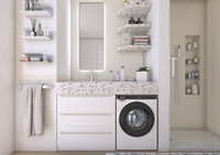 Candy CW50-BP12307-S machine à laver Charge avant 5 kg 1200 tr/min Blanc