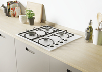 Candy CHW640WLW Blanc Intégré (placement) 60 cm Gaz 4 zone(s)