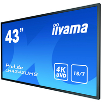 iiyama iiyama LH4342UHS-B1 Signage-Display Digital Beschilderung Flachbildschirm 108 cm (42.5 Zoll) IPS 500 cd/m² 4K Ultra HD Schwarz Eingebauter Prozessor Android 8.0 18/7 https://images.icecat.biz/img/gallery_lows/80181070_4325098642.jpg